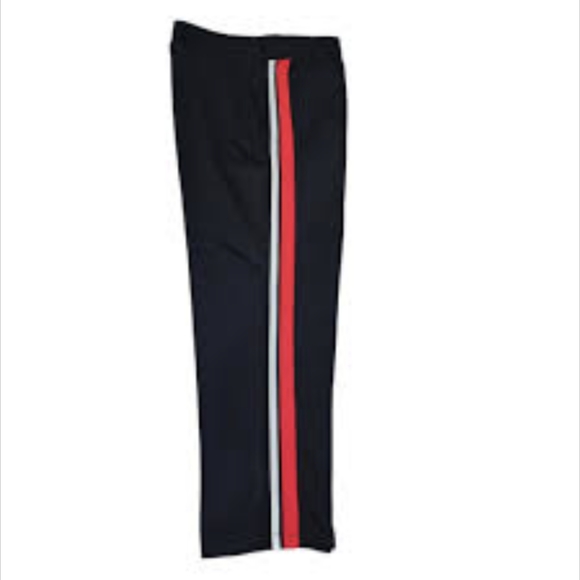 Wild Fable Women's Hi Rise Track Pants. Black with red and white Stripes  Medium - Picture 5 of 10